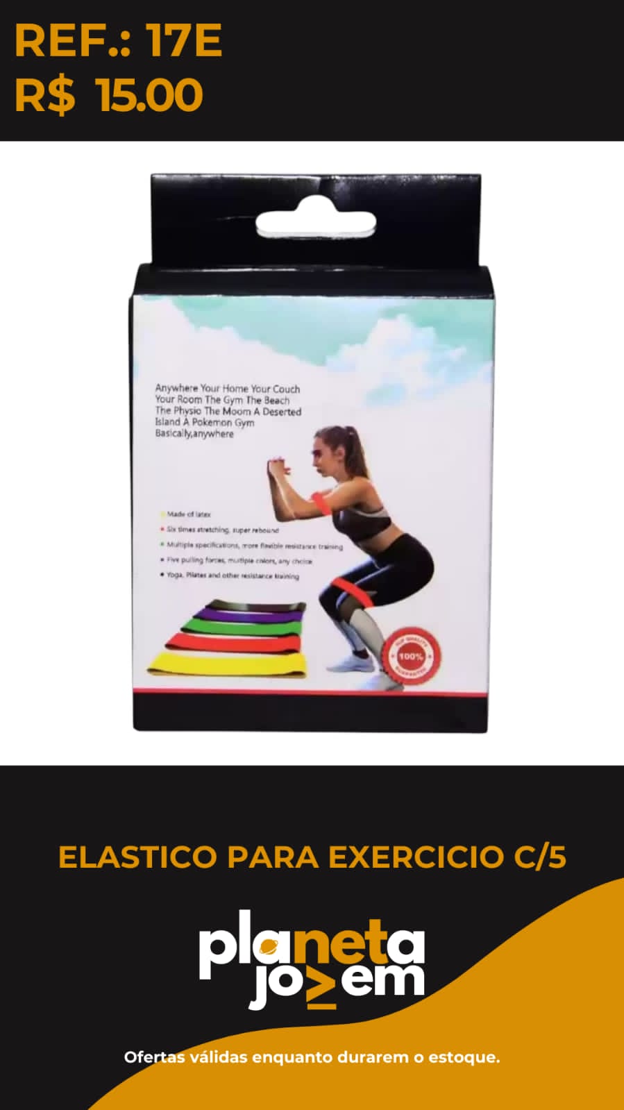 Elastico Para Exercicio C/5
